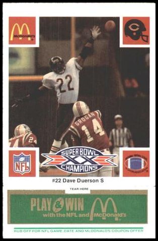 22 Dave Duerson